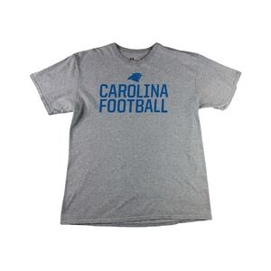 Carolina Panthers NFL Team Apparel Gray T-Shirt Adult Large Football Game Tee